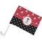 Pirate & Dots Car Flag - Small w/ Name or Text