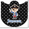 Pirate & Dots Custom Shape Iron On Patches - L - APPROVAL