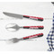 Pirate & Dots Cutlery Set - w/ PLATE