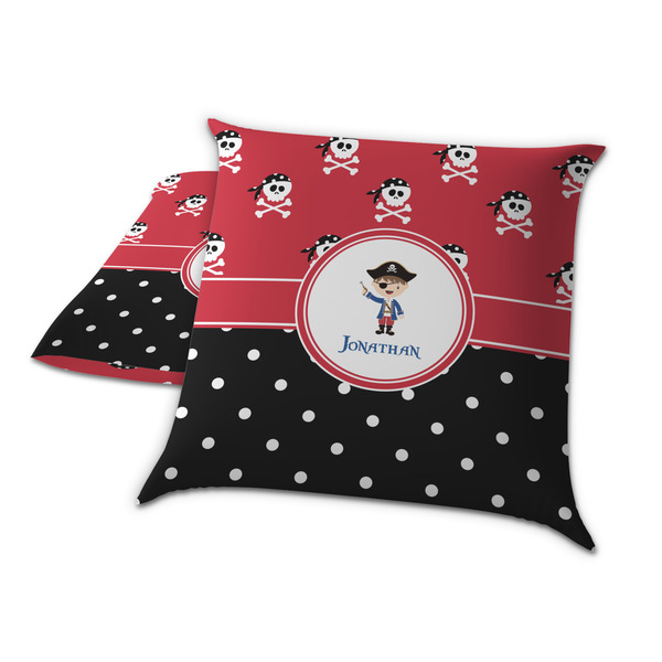 Pirate & Dots Decorative Pillow Case - TWO