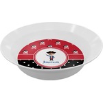 Pirate & Dots Melamine Bowl (Personalized)
