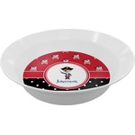 Pirate & Dots Melamine Bowl - 12 oz (Personalized)