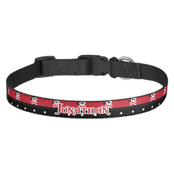 Pirate & Dots Dog Collar (Personalized)