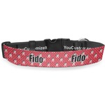 Pirate & Dots Deluxe Dog Collar - Extra Large (16" to 27") (Personalized)