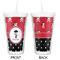 Pirate & Dots Double Wall Tumbler with Straw - Approval