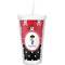 Pirate & Dots Double Wall Tumbler with Straw (Personalized)