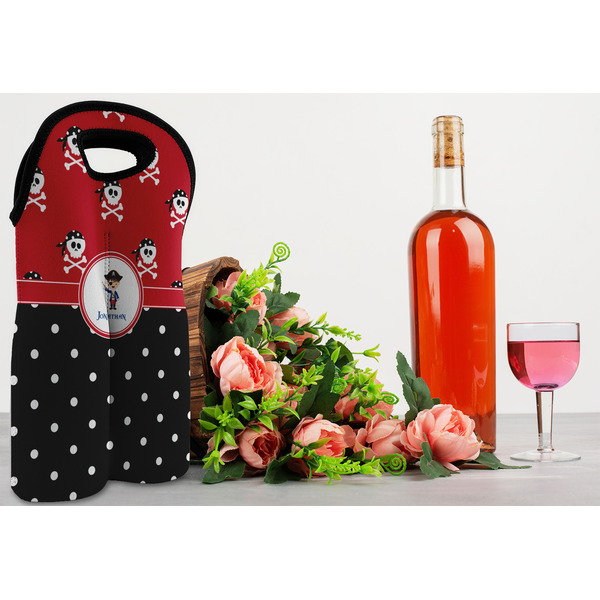 Pirate & Dots Double Wine Tote - LIFESTYLE (new)