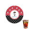 Pirate & Dots Printed Drink Topper - 1.5" (Personalized)