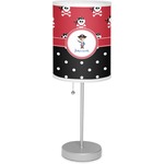 Pirate & Dots 7" Drum Lamp with Shade Linen (Personalized)