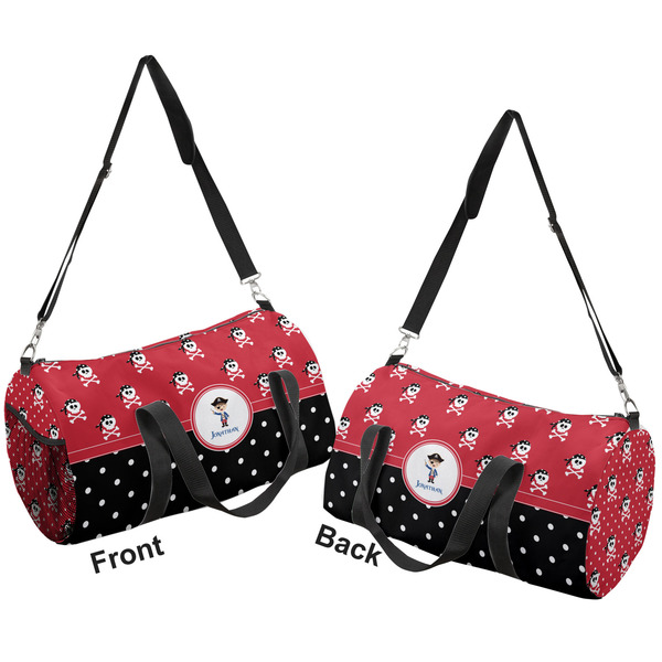 Pirate & Dots Duffle bag large front and back sides