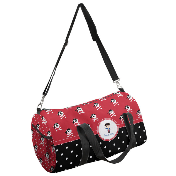 Custom Pirate & Dots Duffel Bag (Personalized)