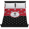 Pirate & Dots Duvet Cover - Queen - On Bed - No Prop