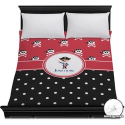 Pirate & Dots Duvet Cover - Full / Queen (Personalized)