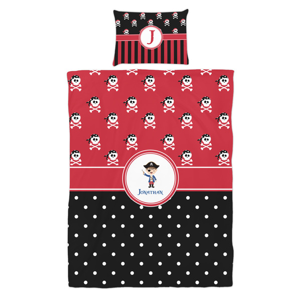 Pirate & Dots Duvet Cover Set - Twin - Alt Approval