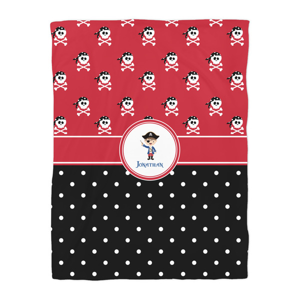 Pirate & Dots Duvet Cover - Twin - Front