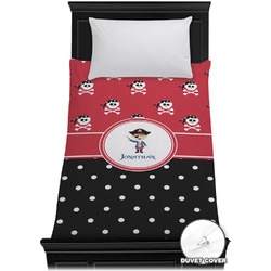 Pirate & Dots Duvet Cover - Twin XL (Personalized)