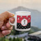 Pirate & Dots Espresso Cup - 3oz LIFESTYLE (new hand)