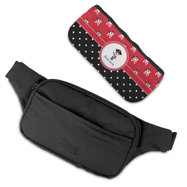 Pirate & Dots Fanny Packs - FLAT (flap off)