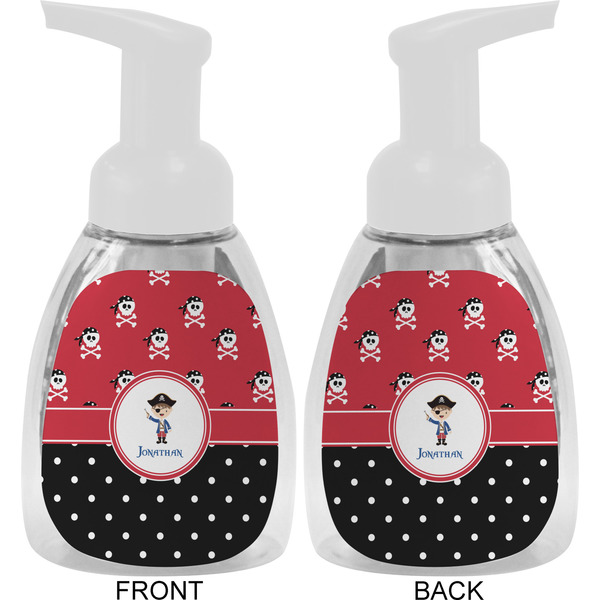 Pirate & Dots Foam Soap Bottle Approval - White