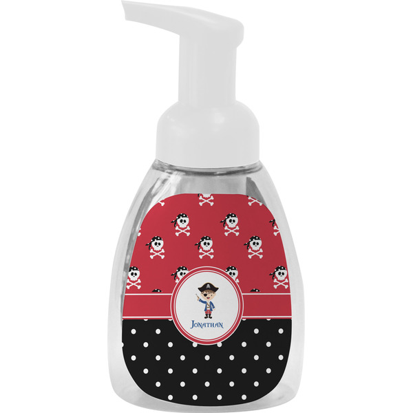 Custom Pirate & Dots Foam Soap Bottle (Personalized)