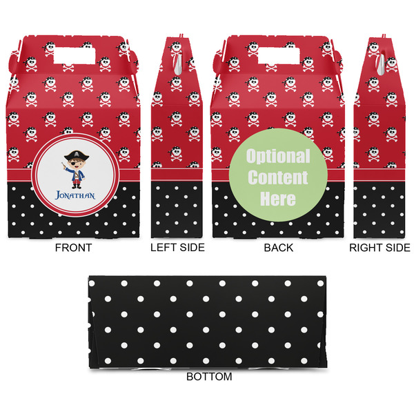 Pirate & Dots Gable Favor Box - Approval
