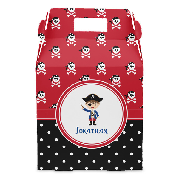 Pirate & Dots Gable Favor Box - Front