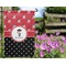 Pirate & Dots Garden Flag - Outside In Flowers