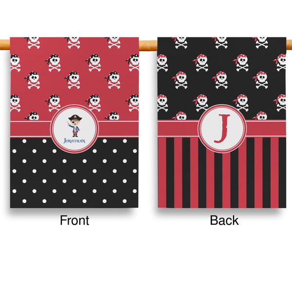 Pirate & Dots Garden Flags - Large - Double Sided - APPROVAL