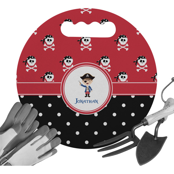 Custom Pirate & Dots Gardening Knee Cushion (Personalized)