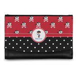 Pirate & Dots Genuine Leather Women's Wallet - Small (Personalized)