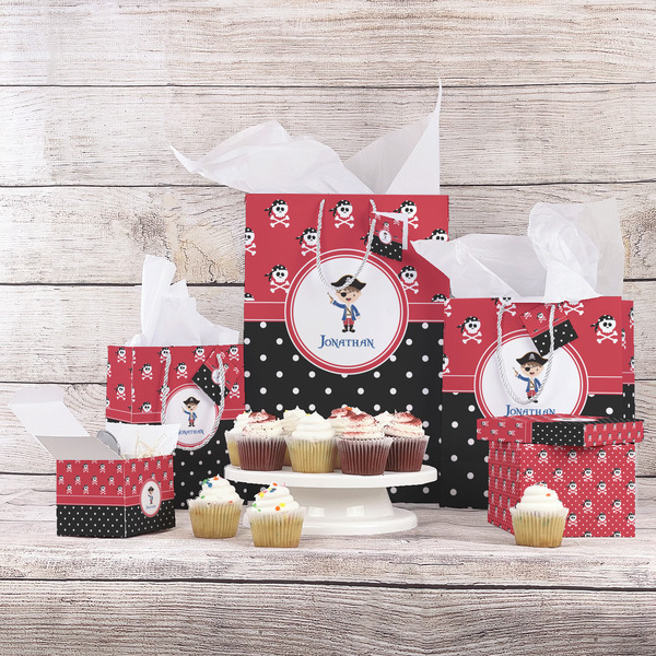 Pirate & Dots Gift Bags - In Context