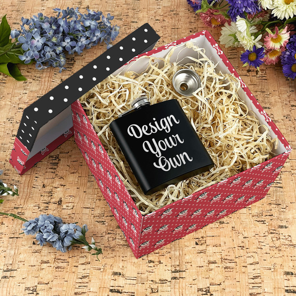 Pirate & Dots Gift Boxes with Lid - Canvas Wrapped - X-Large - In Context