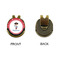 Pirate & Dots Golf Ball Hat Clip Marker - Apvl - GOLD