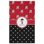 Pirate & Dots Golf Towel - Poly-Cotton Blend w/ Name or Text