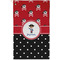 Pirate & Dots Golf Towel (Personalized) - APPROVAL (Small Full Print)