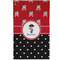 Pirate & Dots Golf Towel - Poly-Cotton Blend - Small w/ Name or Text