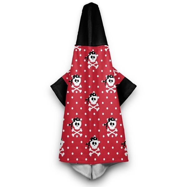 Pirate & Dots Hooded Towel - Hanging