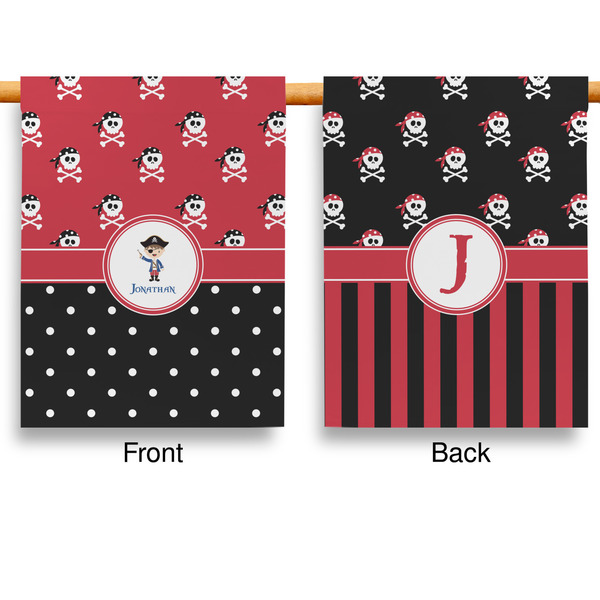 Pirate & Dots House Flags - Double Sided - APPROVAL