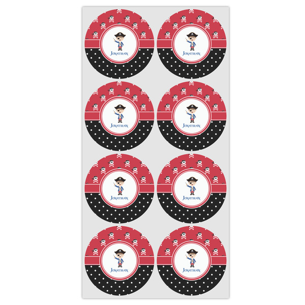 Pirate & Dots Icing Circle - Medium - Set of 8
