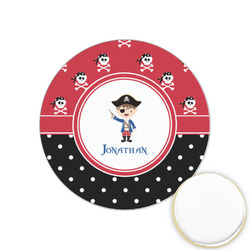 Pirate & Dots Printed Cookie Topper - 1.25" (Personalized)