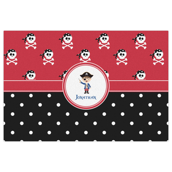 Pirate & Dots Indoor / Outdoor Rug - 2'x3' - Front Flat