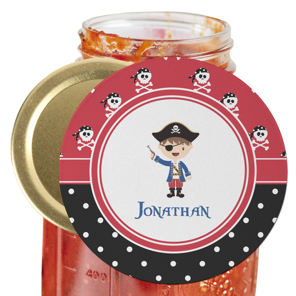 Custom Pirate & Dots Jar Opener (Personalized)
