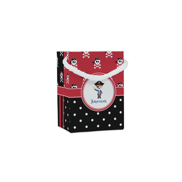 Custom Pirate & Dots Jewelry Gift Bags - Matte (Personalized)