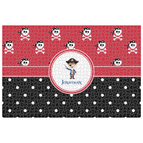 Custom Pirate & Dots Jigsaw Puzzle - 1000-piece (Personalized)