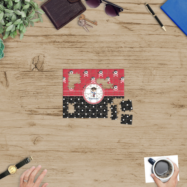 Pirate & Dots Jigsaw Puzzle 110 Piece - In Context