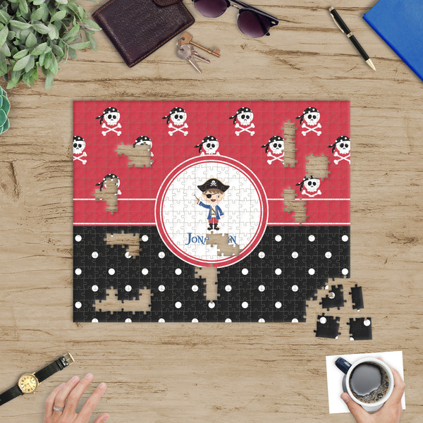 Pirate & Dots Jigsaw Puzzle 500 Piece - In Context