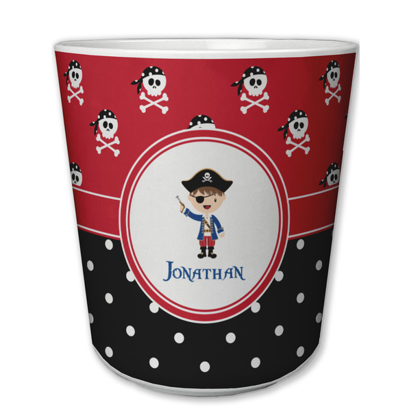 Custom Pirate & Dots Plastic Tumbler 6oz (Personalized)