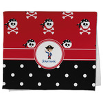 Pirate & Dots Kitchen Towel - Poly Cotton w/ Name or Text