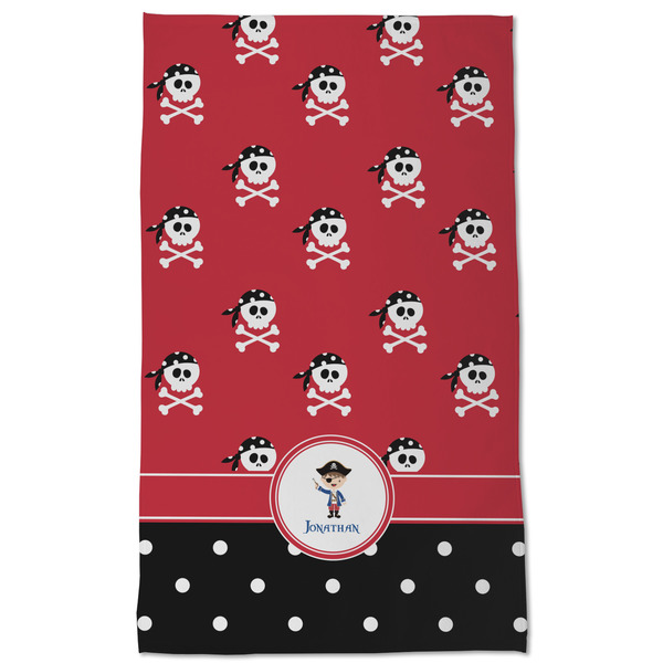 Pirate & Dots Kitchen Towel - Poly Cotton - Full Front