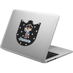 Pirate & Dots Laptop Decal (Personalized)